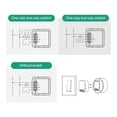 thumbnail image 2 of ZigBee Smart DIY Breaker Módulo de interruptor de vida inteligente con control remoto (1 cuadrilla), 2 of 6