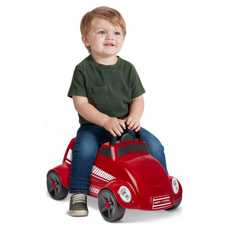 Radio Flyer My 1st Race Car Ride on for Kids Red Kids 1 3 Years Walmart