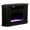 Black, variant on Bowery Hill Contemporary Color Changing Electric Fireplace in Cherry