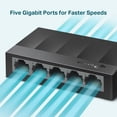 thumbnail image 5 of Switch TP-Link 5 puertos LiteWave MDI/MDIX LS1005G, 5 of 5