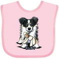 thumbnail image 3 of Inktastic Tri-Color Border Collie Boys or Girls Baby Bib, 3 of 4