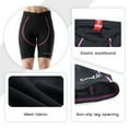 thumbnail image 5 of Santic Women's Cycling Shorts Bike Shorts Padded Bicycle Tights For Riding, 5 of 6