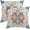 2pcs Style 6, variant on Pack of 2 Pillow Covers 16x16 Inch, Vintage Turkish Boho Decorative Throw Pillow Covers for Home Decor Living Room Bed Couch, Green Boho Pillowcase Set of 2