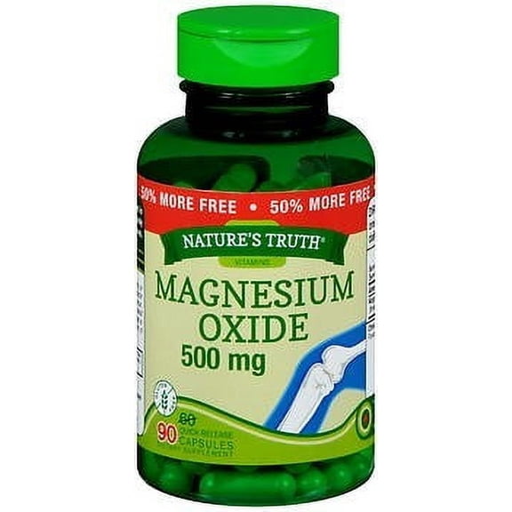 Nature's Truth Magnesium 500 mg (Pack of 4)