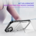 thumbnail image 3 of Allytechgroup Clear Case for iPhone 16, Wallet Back Cover with Cards Holder Stand Not-Yellowing Slim Bumper Shockproof Protective Phone Case for iPhone 16, Black, 3 of 7