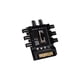 thumbnail image 3 of Placa base de la computadora FAN HUB Refrigerador Splitter Conector Extension PC 12V 3PIN 2 Nivel Speed ​​Controller Adaptador Regulador SATA POWERED kenally EL005647-01, 3 of 6