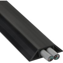 Cord Cover Floor 6ft Black, Floor Cable Cover Extension Cord Hider, Floor Cord Protector Prevent Cable Trips & Protect