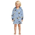thumbnail image 2 of Bluey Toddler Girl Plush Pullover Hoodie, Sizes 12M-5T, 2 of 12