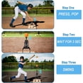 thumbnail image 3 of Softball  Pop | Baseball Pop for Hitting Without a Pitcher(Compatible with Practice Wiffle Balls, 4 Softballs Included), 3 of 6