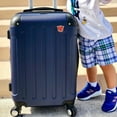 thumbnail image 6 of DUKAP Intely 20" Hardside Lightweight Carry-on Luggage with Spinner Wheels and USB Port, Blue, 6 of 11