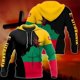 thumbnail image 5 of Sudadera con capucha con estampado 3D de Jesús cristiano bendiga a todos para hombres, sudaderas con capucha con gráfico de crucifijo, suéteres geniales de moda para niños, tops Harajuku, 5 of 5