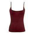 thumbnail image 6 of Bovemsi Women's Tanks & Camis Tank Tops Sexy Slim Fit Spaghetti Strap Top Cute Summer Square Neck Camisoles for Under Clothes, 6 of 7