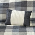 thumbnail image 2 of Gracie Mills Nanette 6 Piece Printed Herringbone Quilt Set with Throw Pillows - GRACE-9327, 2 of 4