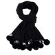 thumbnail image 1 of Bufandas de invierno para mujer, bufandas sólidas colgantes, chal cálido, bufanda de poliéster para mujer, 1 of 3