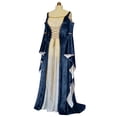 thumbnail image 4 of UPPADA Liquidation Robe Corset à Lacets pour Femmes Grande Taille Robe Formelle d'Invitée de Mariage pour l'Hiver Soirée Cocktail Robe Vintage Évasée Robe Formelle à Col Licou, 4 of 7