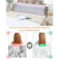 thumbnail image 3 of Colorful Stripe Pillow Cases Body Size, Smooth Satin Pillowcase for Hair and Skin, Modern Pink Purple Blue Vertical Striped Decorative Cooling Bed Pillow Covers with Zipper, 20x54 Inches, 3 of 5