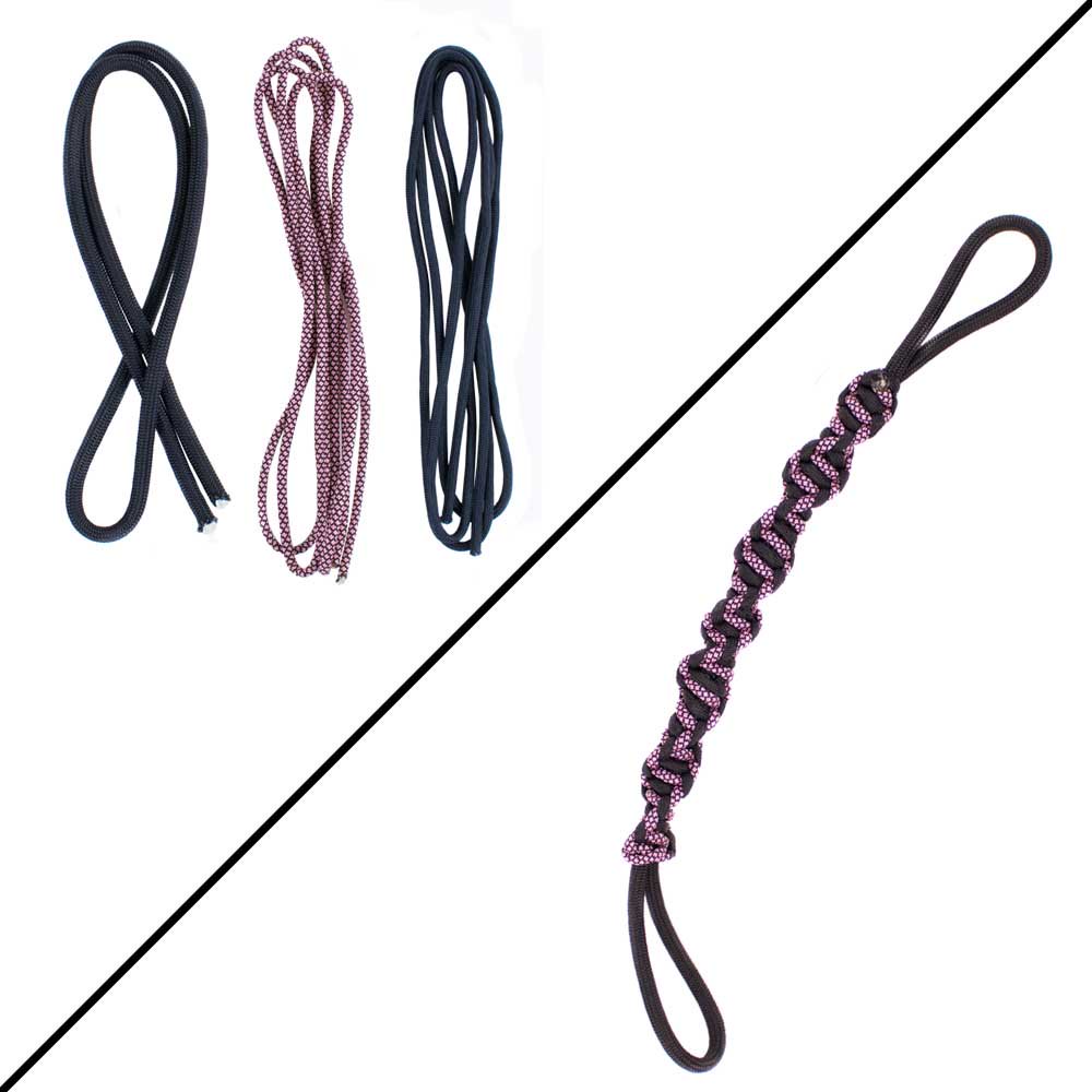 Paracord Dog Toy Kit DIY Dog Tug Toy DNA or Knotted Rope Tug