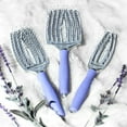 thumbnail image 6 of Olivia Garden Finger Brush Scalp-Hugging & Vented Paddle Hair Brush FB-MD (Medium), 6 of 8