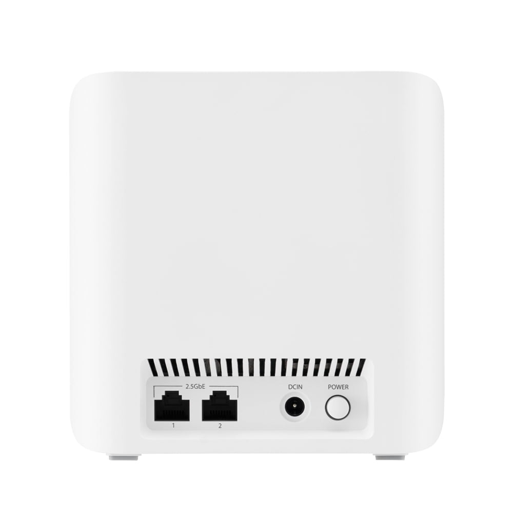 ASUS ZenWiFi BD4 Wi-Fi 7 Mesh bi-bande, 3600 Mbit/s, 460 m² (lot de 2), deux ports 2,5 G, sécurité et contrôle parental inclus, SSID Smart Home Master