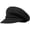 Black, variant on Women Visor Newsboy Cap Sun Protection Beret Vintage Octagonal Hat Straw Derby Hat Breathable Painter Hat