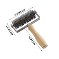thumbnail image 1 of Baking Tools Stainless Steel Wooden Handle Pizza Roller Snack Roller Pizza Cutter Stainless Steel, 1 of 9