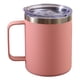 thumbnail image 1 of Vaso aislado al vacío Estrela con tapa taza de café de acero inoxidable con asa, 1 of 5