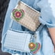 thumbnail image 4 of Cuadros Decorativos 2x Kit de decoración de bolsa de llavero de pintura de diamante de forma especial completa de bricolaje (DYSK15) Tmvgtek embutido en tela, 4 of 8