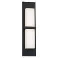 thumbnail image 4 of WAC Lighting Bandeau 16" LED 3500K Aluminum Indoor/Outdoor Wall Light in Black, 4 of 5