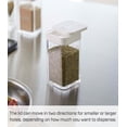 thumbnail image 3 of Yamazaki Home Spice Jar, White, Plastic, No Assembly, 3 of 7
