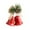 RD, variant on Chmadoxn Christmas Decorations, Christmas Ornaments, Christmas Gifts Opening Double Bells Retros Christmas Decoration Bells Christmas Tree Pendant Home Atmospheres Ornament Iron alloy bell
