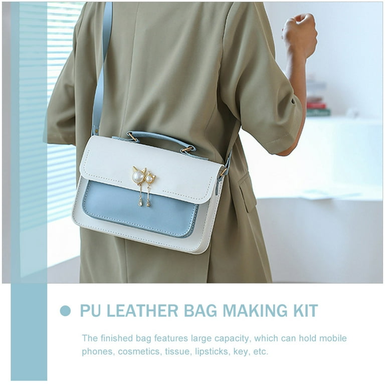 1 set of Handbag Making Kit Craft Bag Sewing Material Crossbody Bag Making All Accessories