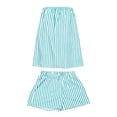 thumbnail image 6 of NominalSnug Lounge Sets for Women Matching Lounge Sets Striped Tube Tops Shorts Sets Summer Vacation Outfits, 6 of 6