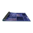 thumbnail image 2 of Ahgly Company Indoor Square Patchwork Blue Transitional Area Rugs, 3' Square, 2 of 4