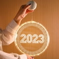 thumbnail image 5 of New Year Hanging 3D Light Low Voltage Safety Beautiful 3D Suction Cup Acrylic LED Lamp for 2023 Chinese New Year Decor Warm White 16cm / 6.3in, 5 of 8