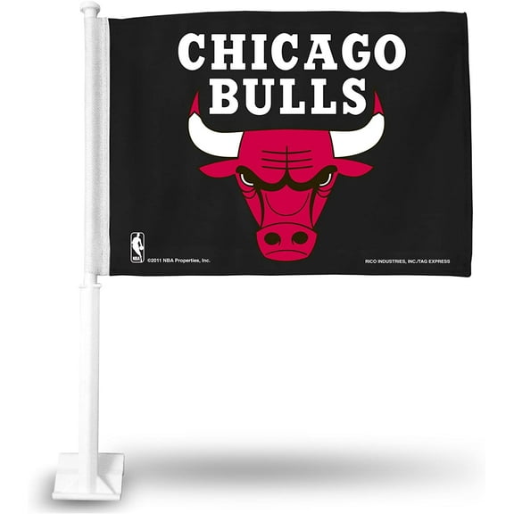Rico Chicago Bulls Double Sided Car Flag