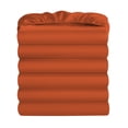 thumbnail image 1 of Sábanas Ajustables Maple&Stone Queen Paquete de 6 en Naranja Quemado, 1 of 5