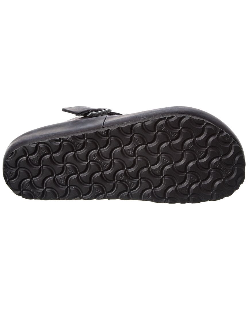 Birkenstock London Oiled Leather Clog, 35, Black