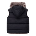 thumbnail image 3 of SILVERCELL 2-6Y Toddler Boys Girls Winter Warm Thicken Hooded Puffer Vest Coats, Kids Soft Flannel Lined Waistcoat Snow Clothes Outerwear, 3 of 6