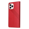 thumbnail image 6 of Compatible With iPhone 12 Pro/12 Wallet Case 360° Protection Dustproof Card Pocket Magnetic Closure Card Slots Kickstand Shockproof Full Coverage PU Leather Folio Phone Cover,Red, 6 of 12