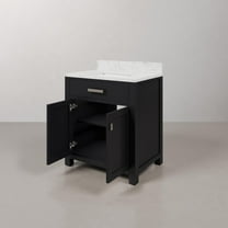 Water Creation Madison 30" Hardwood Single Bathroom Vanity in Espresso & Chrome