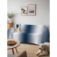thumbnail image 6 of Ombre Dark Blue Couch Cover Sofa Covers 3 Cushion Sectional Couch, Gradient White Abstract Minimalist Stripe Washable Sofa Covers Slipcover Sectional Sofa Cover, Furniture Protector 71"x150", 6 of 9