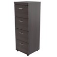 thumbnail image 1 of Inval America Uffici 4-Drawer Espresso File Cabinet, 1 of 6