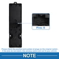 thumbnail image 4 of Interruptor de ventana eléctrico Unique Bargains Interruptor de control de ventana para Ford F-150 2015-2020 Negro, 4 of 7