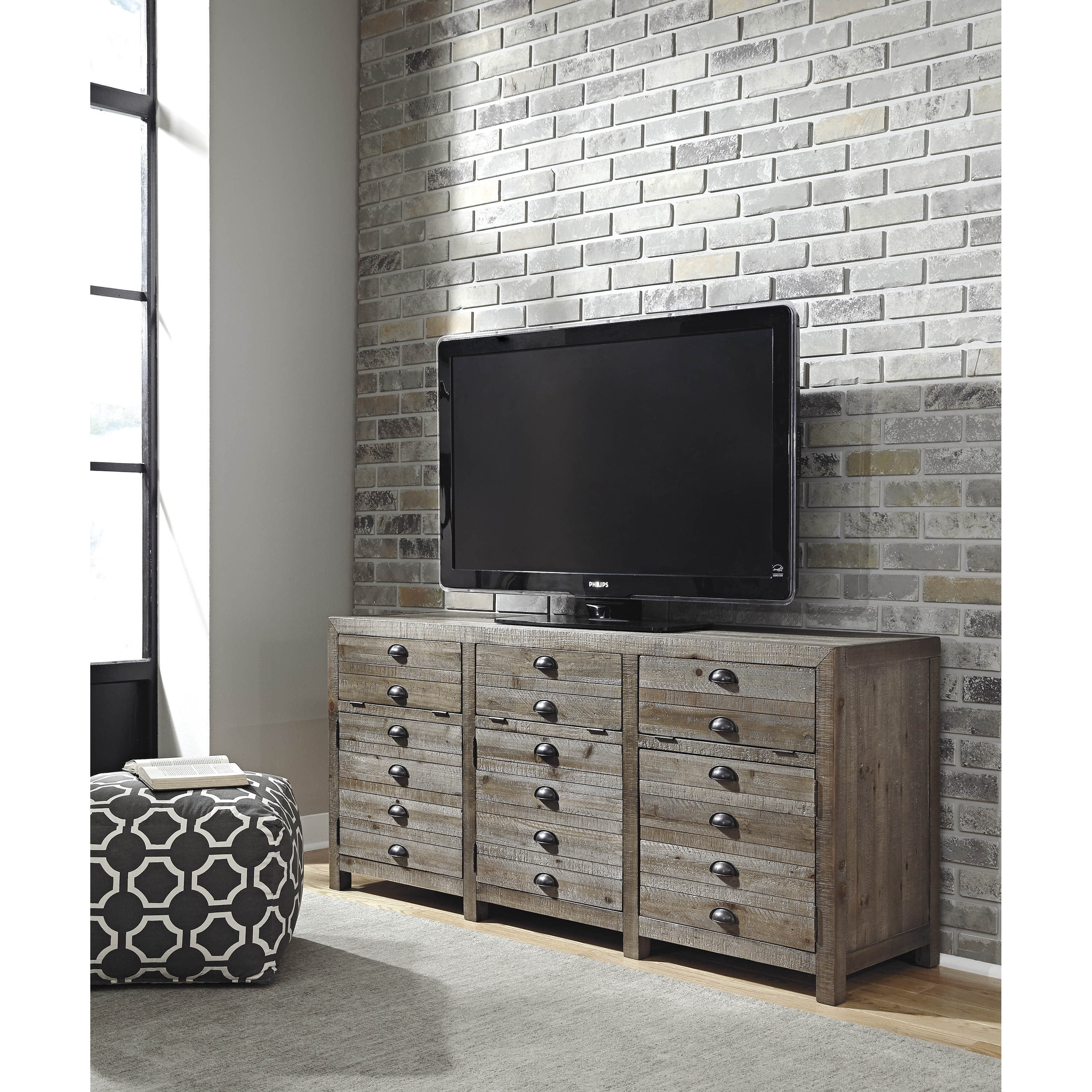 Signature Design By Ashley Keeblen Grayish Brown Extra Large Tv