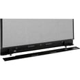 thumbnail image 3 of 48-1/4"W x 76"H Office Partition Panel with Partial Window & Raceway, Gray, 3 of 4