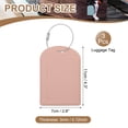 thumbnail image 2 of Luggage Tags, Pink Airplane Essentials with Metal Cable, 3 Pcs, 2 of 6