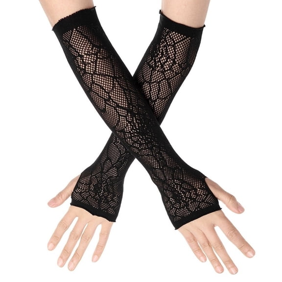 lanema Practical Polyester Spiderweb Gloves Lightweight Gloves For Sports Parties And Everyday Outfits