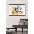 thumbnail image 2 of Pokémon - Pikachu, Eevee, And Its Evolutions Wall Poster, 22.375" x 34", Framed, 2 of 3