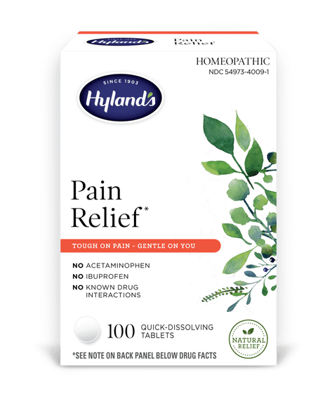 Hyland's Naturals Pain Relief Quick-Dissolving Tablets, 100 Tablets