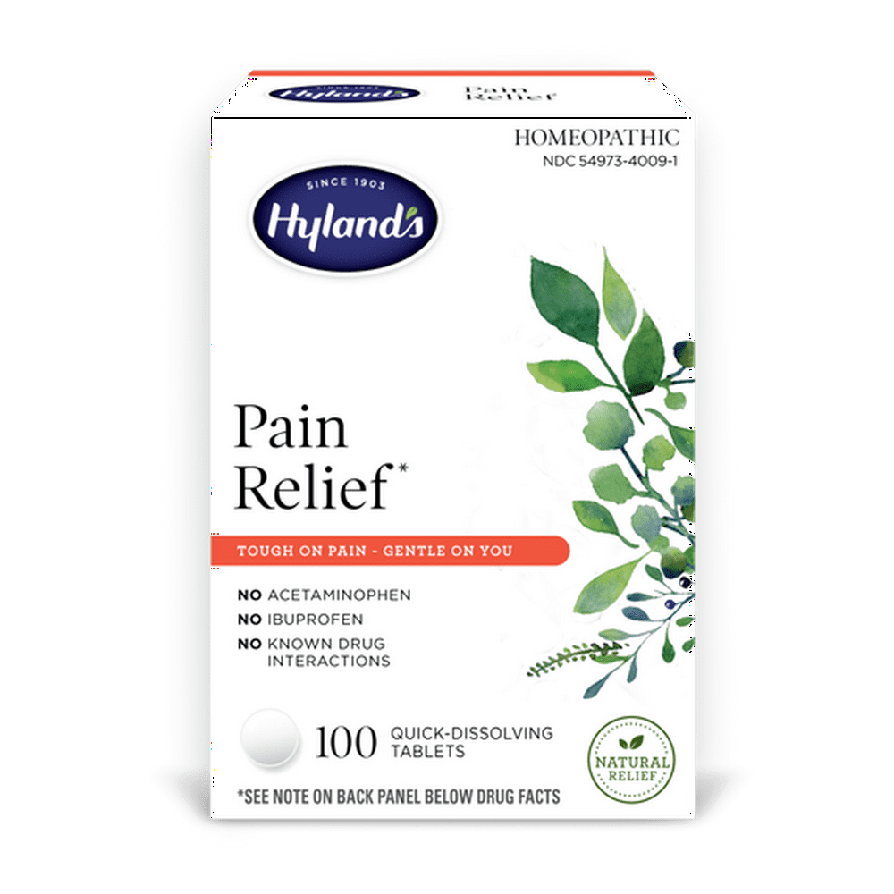 Hyland's Pain Relief QuickDissolving Tablets, 100 Tablets Walmart
